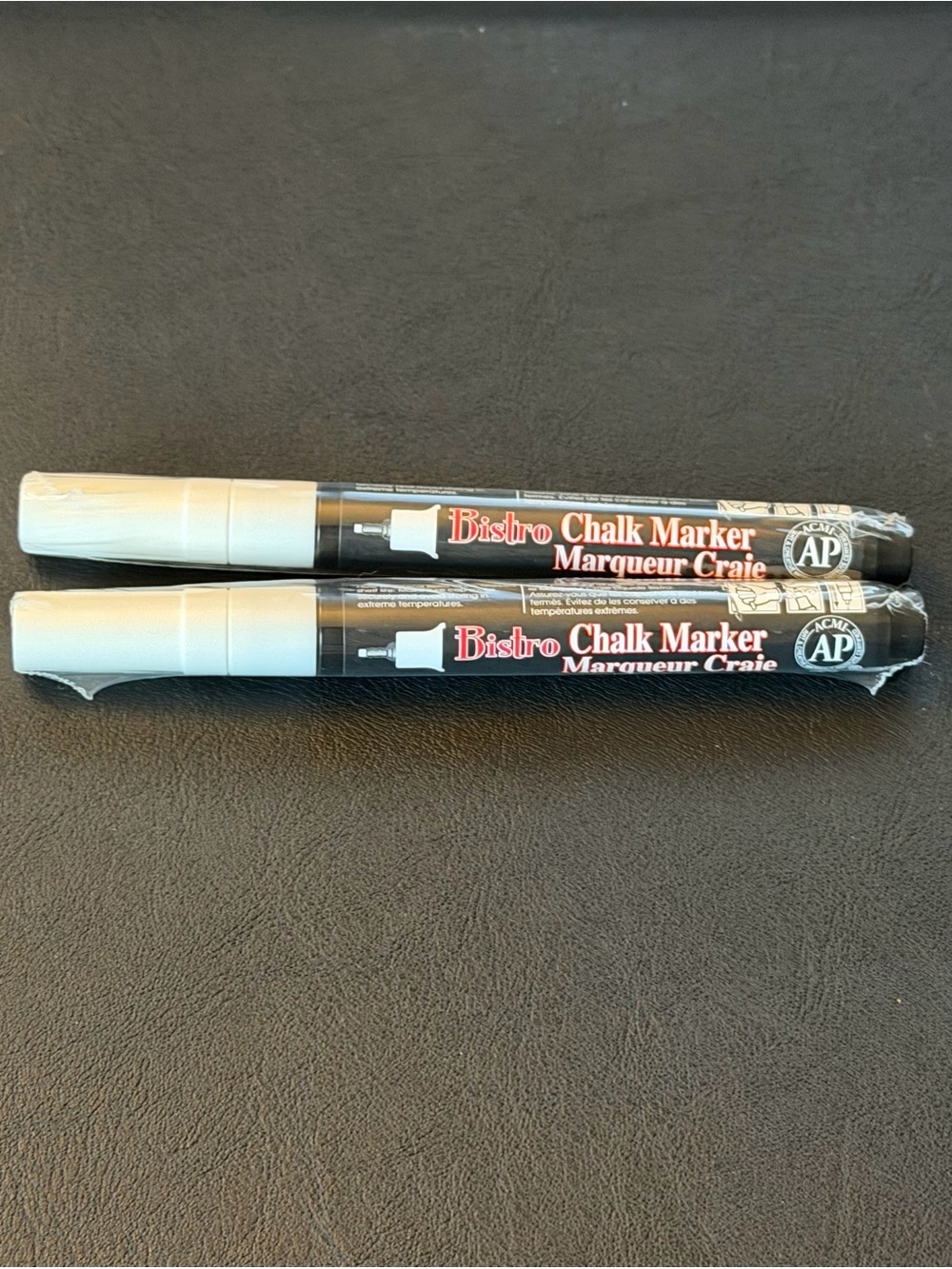 Uchida Of America Extra Fine Tip Bistro Chalk Marker White (Set of 2)